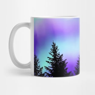 Aurora forest Mug